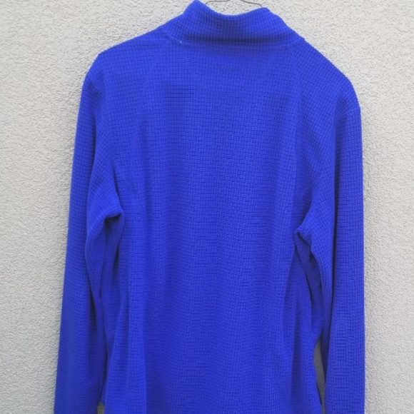Tek Gear blue quarter zip pull over track jacket SZ XL - Picture 3 of 4